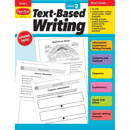 Text-Based Writing, Grade 2 Teacher Resource - Paperback