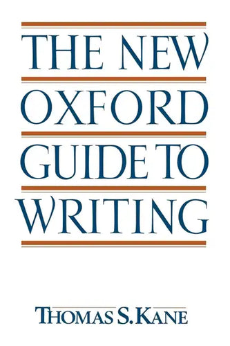 The New Oxford Guide to Writing - Paperback