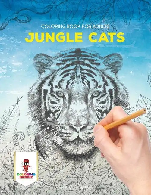 Jungle Cats: Coloring Book for Adults - Paperback