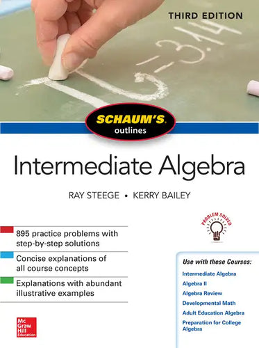 Schaum's Outline of Intermediate Algebra, Third Edition - Paperback