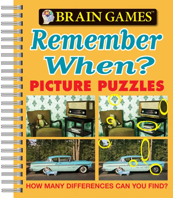 Brain Games - Picture Puzzles: Remember When? - How Many Differences Can You Find? - Spiral