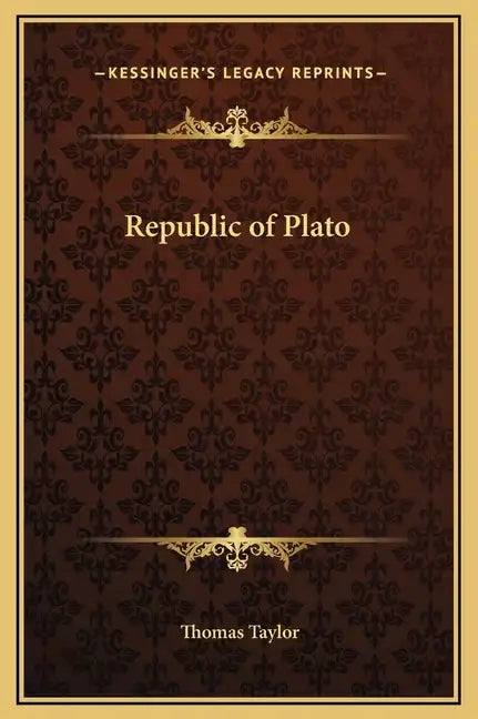 Republic of Plato - Hardcover