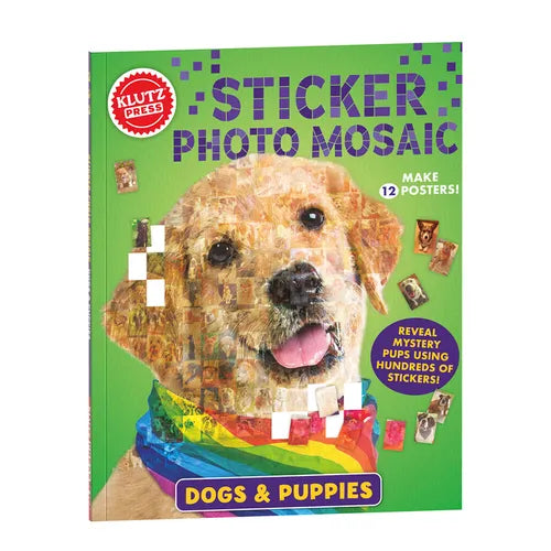 Sticker Photo Mosaic: Dogs & Puppies - Hardcover