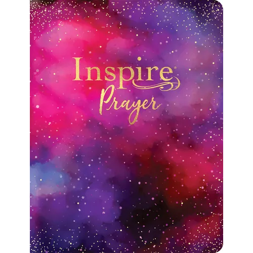 Inspire Prayer Bible Giant Print NLT (Leatherlike, Purple, Filament Enabled): The Bible for Coloring & Creative Journaling - Imitation Leather