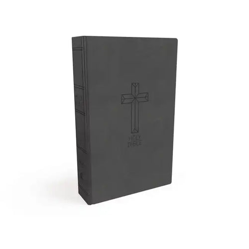 NKJV, Value Thinline Bible, Standard Print, Imitation Leather, Black, Red Letter Edition - Imitation Leather