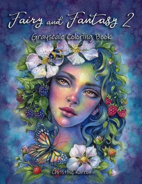 Fairy and Fantasy 2 Grayscale Coloring Book - Paperback