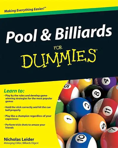 Pool & Billiards for Dummies - Paperback