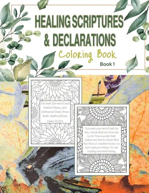 Healing Scriptures & Declarations Coloring Book - Paperback