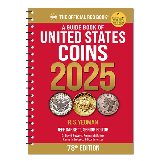 A Guide Book of United States Coins 2025: 78th Edition: The Official Red Book - Kivar (or comparable)