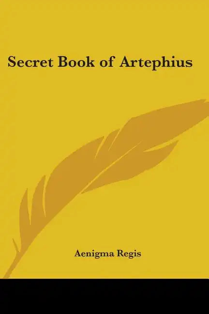 Secret Book of Artephius - Paperback