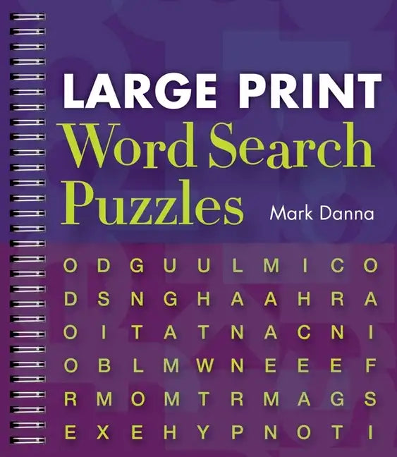 Large Print Word Search Puzzles - Spiral