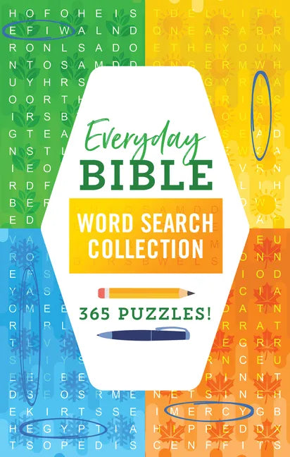 Everyday Bible Word Search Collection: 365 Puzzles! - Paperback