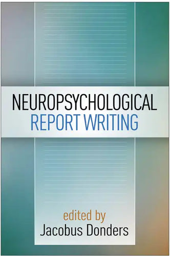 Neuropsychological Report Writing - Paperback