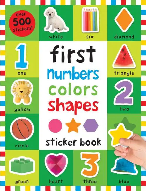 First 100 Stickers: First Numbers, Colors, Shapes - Paperback