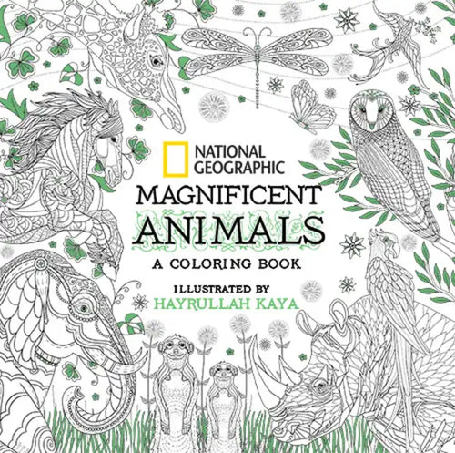 National Geographic Magnificent Animals: A Coloring Book - Paperback