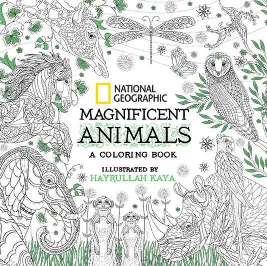 National Geographic Magnificent Animals: A Coloring Book - Paperback