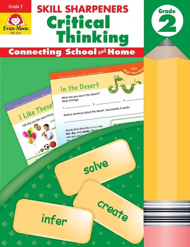 Skill Sharpeners: Critical Thinking, Grade 2 Workbook - Paperback