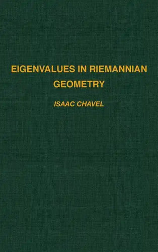 Eigenvalues in Riemannian Geometry: Volume 115 - Hardcover