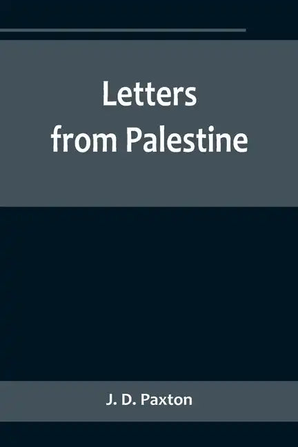 Letters from Palestine - Paperback