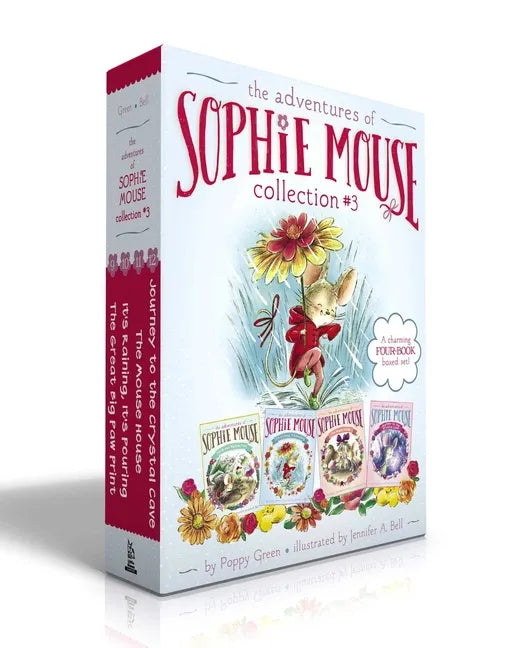 The Adventures of Sophie Mouse Collection #3 (Boxed Set): The Great Big Paw Print; It's Raining, It's Pouring; The Mouse House; Journey to the Crystal - Paperback