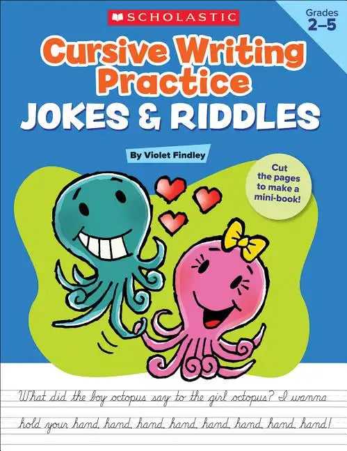 Cursive Writing Practice: Jokes & Riddles - Paperback