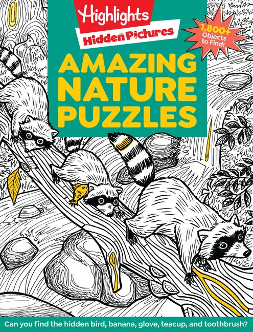 Amazing Nature Puzzles: Explore & Discover with Over 100 Fun Hidden Pictures Nature Puzzles, Celebrate the Wonders of Nature with a Nature Activity Bo - Paperback