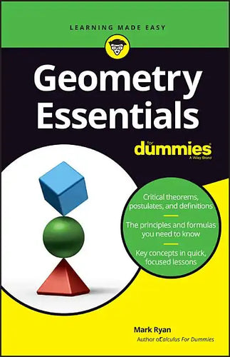 Geometry Essentials for Dummies - Paperback