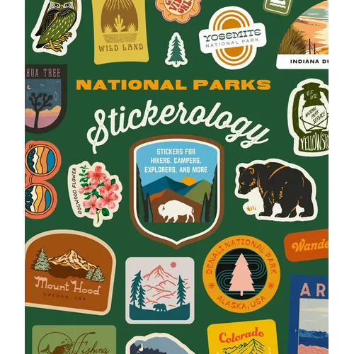 National Parks Stickerology: Stickers for Hikers, Campers, Explorers, and More: Stickers for Journals, Water Bottles, Laptops, Planners, and Smartphon - Paperback