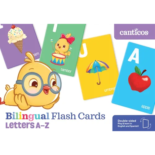 Canticos Bilingual Flash Cards: Letters A-Z - Board Book
