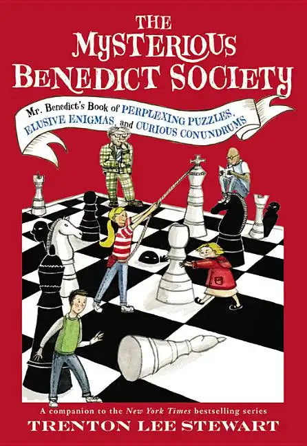 The Mysterious Benedict Society: Mr. Benedict's Book of Perplexing Puzzles, Elusive Enigmas, and Curious - Paperback