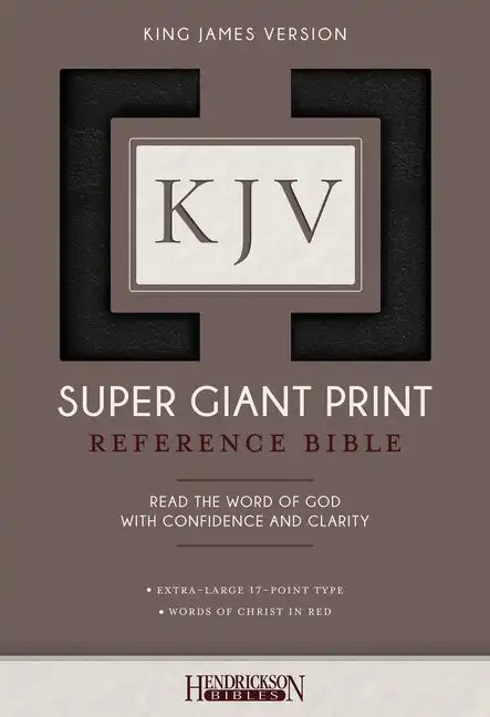 KJV Super Giant Print Bible - Imitation Leather