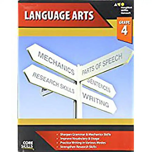 Core Skills Language Arts Workbook Grade 4 - Paperback