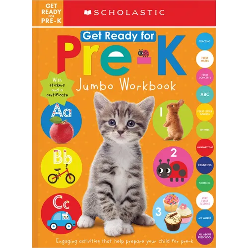 Get Ready for Pre-K Jumbo Workbook: Scholastic Early Learners (Jumbo Workbook) - Paperback