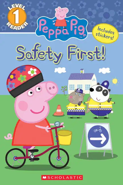 The Safety First! (Peppa Pig: Level 1 Reader) - Paperback