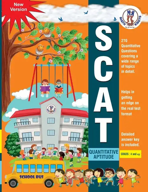 SCAT Quantitative Aptitude-Grades 4 and up - Paperback