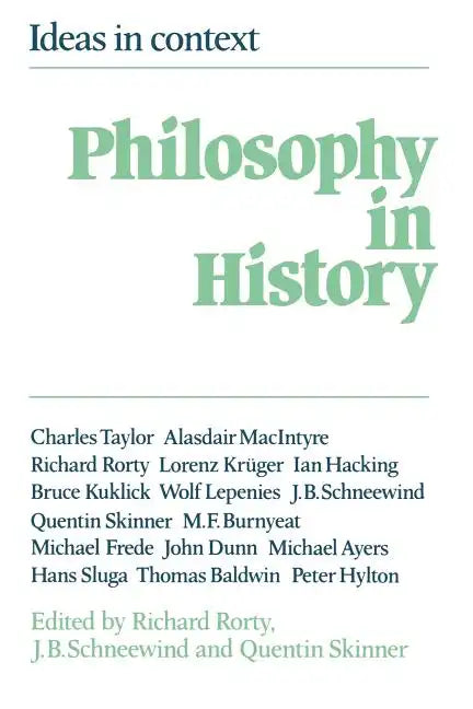Philosophy in History: Essays in the Historiography of Philosophy - Paperback