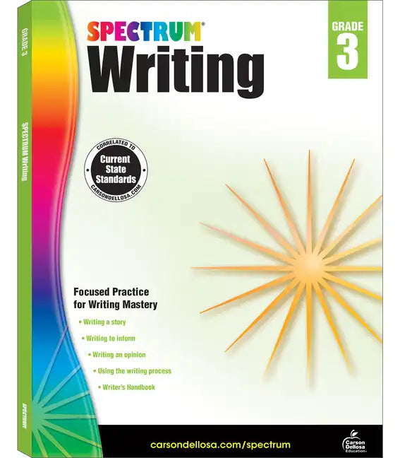 Spectrum Writing, Grade 3: Volume 37 - Paperback