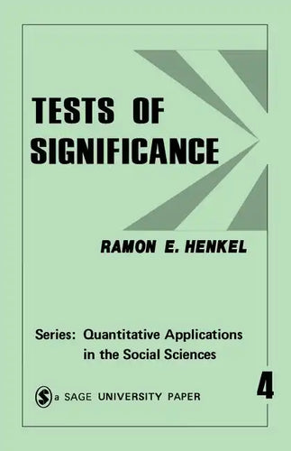 Tests of Significance 4 - Paperback
