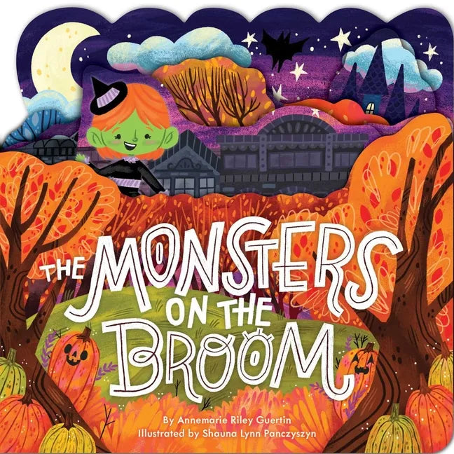 The Monsters on the Broom - Board Book