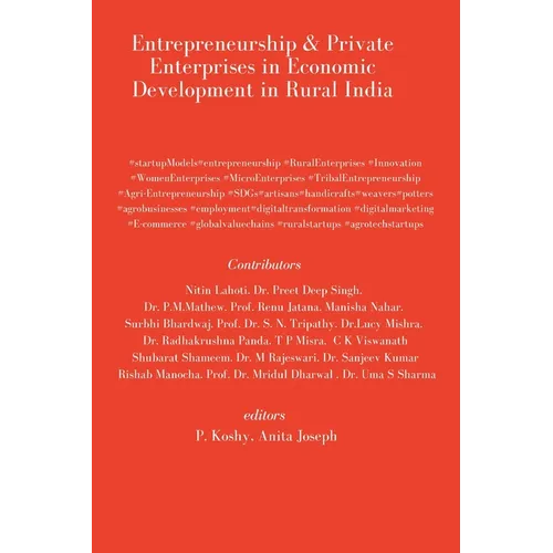 Entrepreneurship & Private Enterprises in Economic Development in Rural India - Paperback