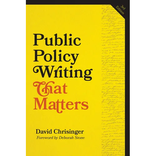 Public Policy Writing That Matters - Paperback
