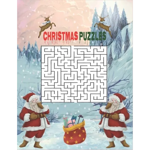 christmas puzzles: (Highlights Puzzles christmas Activity Books ages 4-8 ) - Paperback