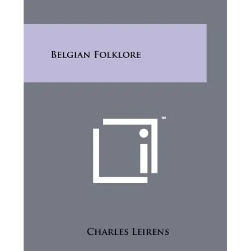Belgian Folklore - Paperback