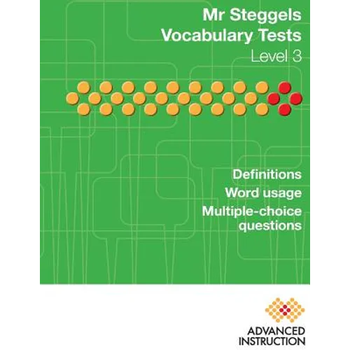 Mr Steggels Vocabulary Tests Level 3 - Paperback