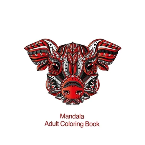 Mandala Adult Coloring Book: Coloring for adults with raccoons, crocodiles, squirrels and many other - Paperback