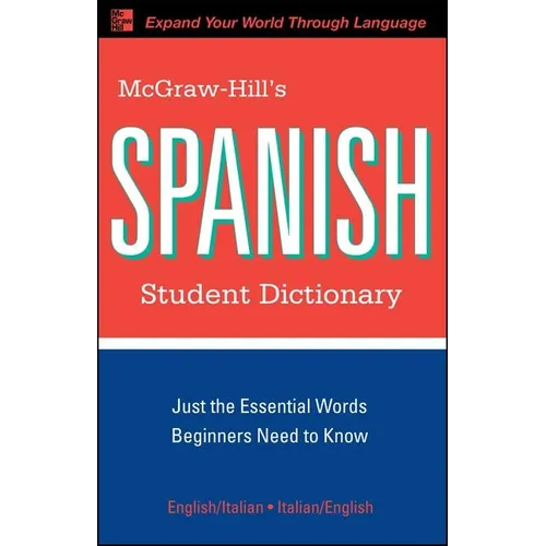 McGraw-Hill's Spanish Student Dictionary - Paperback