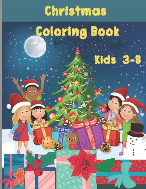 Toddlers Easy Christmas Coloring Book: Simple Fun Large Image for kids age between 3-8. - Paperback