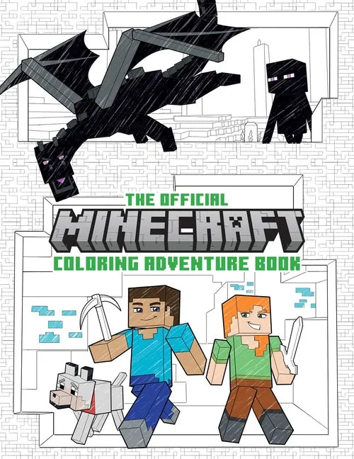 The Official Minecraft Coloring Adventures Book: Create, Explore, Color!: For Young Artists and Kids 5-10 - Paperback