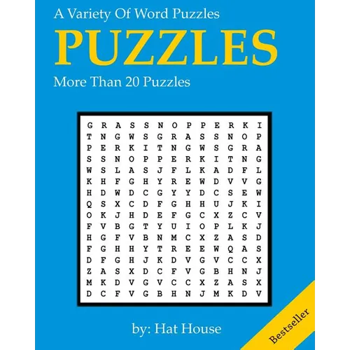 Puzzles: A Variety Of Word Puzzles - Paperback