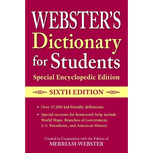 Webster's Dictionary for Students, Special Encyclopedic Edition, Sixth Edition - Paperback